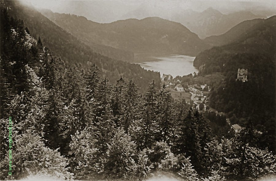Chiemseeausflug 1940 (Hohenschwangau und Alpsee)