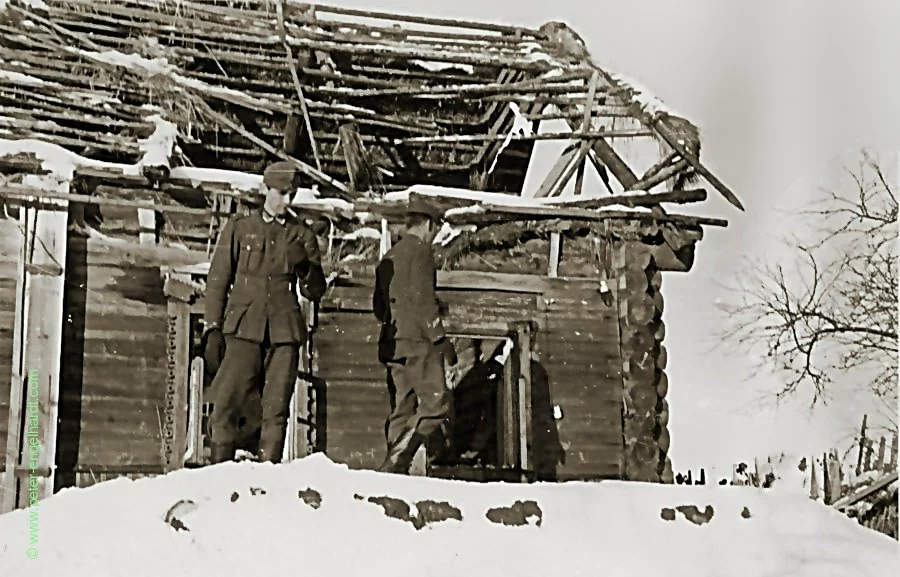 Dies ist vermutlich das Haus, in dem am 23.9. eine Granate einschlug.