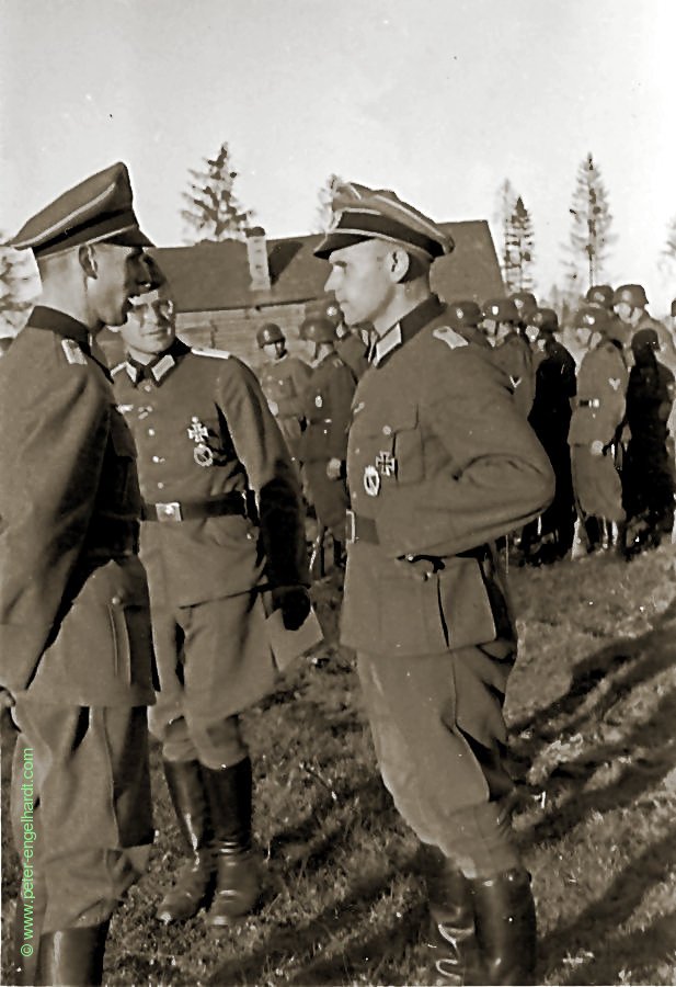 Sablino Sept. 1942, Oberleutnant K. Leutnant F.