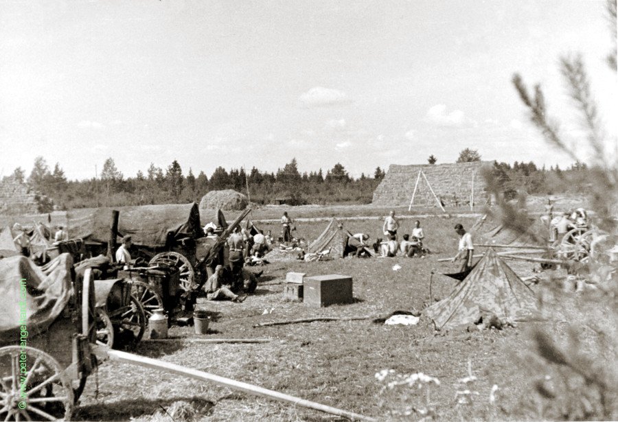 Marsch vom Wolchow nach Ljuban Juli-Aug. 1942