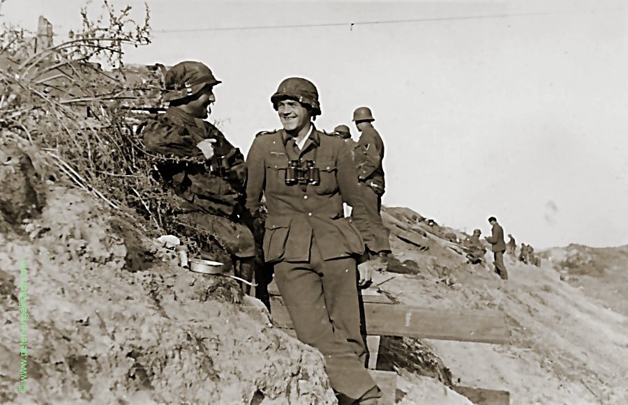 Stellung 7. Kompanie, Bahndamm Newa Sept. 1942