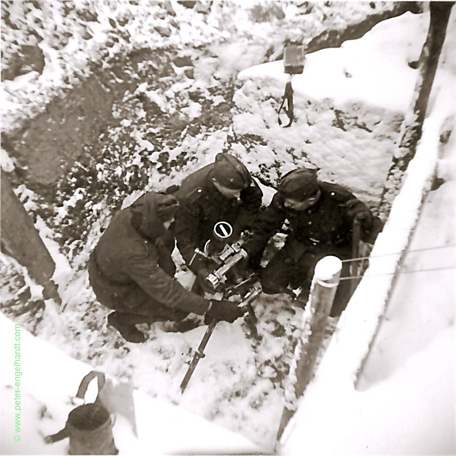 In einer M.GrW.-Stellung an der Ostfront Jan. Dez. 1943